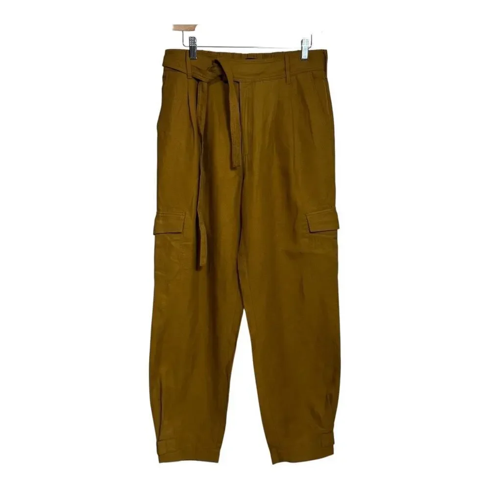 Banana Republic TENCEL LINEN CARGO PANT size‎ 10L